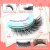 Zegaine Self Adhesive Eyelashes Natural Look Wispy Self Adhesive Lashes