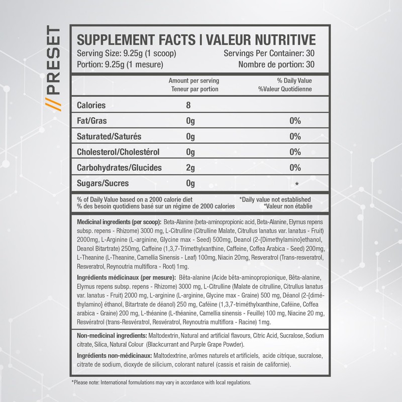 Beyond Yourself - PreSet - Energy Igniting Pre-Workout Formula 30