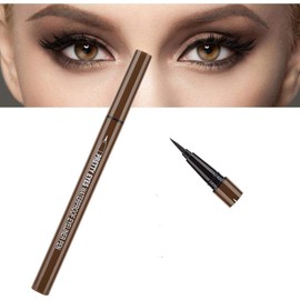 Lápiz delineador de ojos líquido a prueba de agua de 6 colores, lápiz de delineador de ojos de larga duración Portablr, herramientas de cosméticos para maquillaje de ojos sin mareos(2#)
