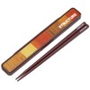 Skater Chopsticks and Case Set for Adults, Antibacterial, 7.1 in
