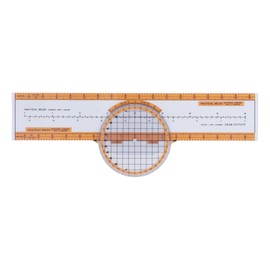 Flight Computer Plastic Aviation Pilot Calculator with Turntable for Training Orange