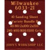 Milwaukee 6033-21 - 40/80/100/150/