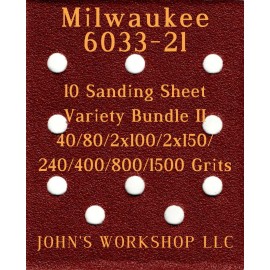 Milwaukee 6033-21 - 40/80/100/150/