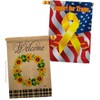 Ornament Collection Sweet Home Sunflowers Wreath House Flags Pack Expression