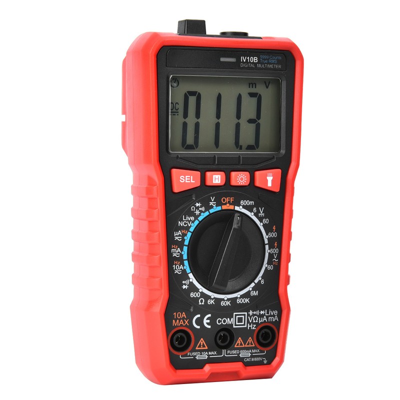 5999 Mini Portable Digital Multimeter True RMS Measurement Voltage Current