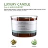 Pecksniff's Aromatherapy De-Stress Candle, 3-Wick, Cardamon & Rosemary, Premium Wax,