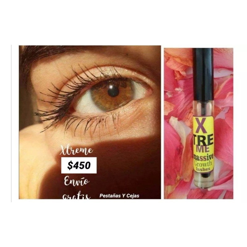 Xtreme Suero Crece Pestañas Natural 7 Aceites 2 En 1