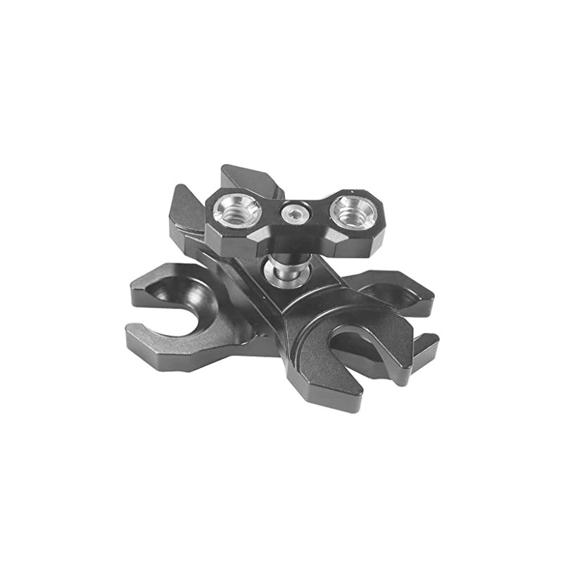 CS PRIORITY Double Ball Head Magic Arm Clamp 1/4'' 3/8''
