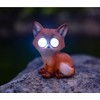 YZYOE LED Solar Little Fox Light, Outdoor Atmosphere Decoration lamp,