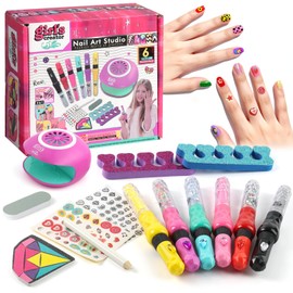 BLIFF Nail Art Pens for Kids Set, Nail Polish Kit, Gift for Girls Ages 6-12