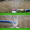 Honoson Sprinklers Circle Pattern Spot Sprinkler Lawn Garden Rotating Water