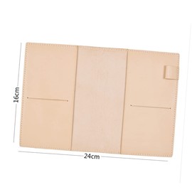 Ciieeo Notebook Cover Handmade Pu Leather Journal Protective Cover Slots Pen Holder for School Office and Travel for Writers and Students