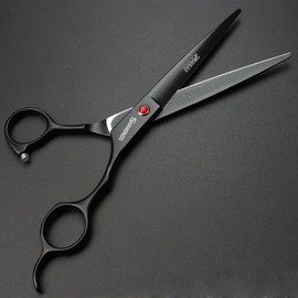 7-inch Professional Barber Scissors Set Salon Professional Barber Scissors and Sparse Barber Scissors(7-inch Cutting Scissors-A)
