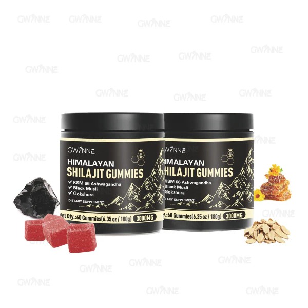 Gwynne Shilajit Gummies 3000mg Para Hombres Y Mujeres Shilajit Gummies