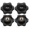 PATIKIL M6 x 32mm Through Hole Knob Nut Screw, 4