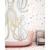 Thomas Paul Gold Octopus Shower Curtain (SC1000)