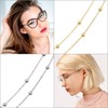 Frienda 6 Pieces Eyeglass Chains Elegant Eyewear Retainer Beaded Eyeglass