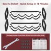 ICOHOT Stackable Wine Rack Countertop, Sturdy Wine Bottle Holder Freestanding