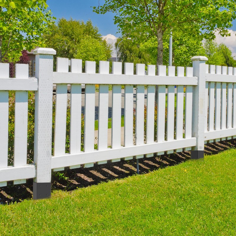 4 Pack 4x4 Fence Post Anchor Ground Spike – Heavy