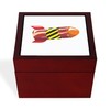 CafePress Space Rocket Vehicle Memory Keepsake Jewelry Box, 5"x5"x3.75"