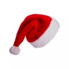 Hayes Specialties Corporations Christmas Santa Hat. Red White Plush Santa