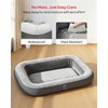 QPAU 36 in Inflatable Dog Bed for Home Travel and
