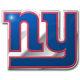New York Giants Color Auto Emblem - Die Cut