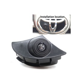 Vlicevrn HD Car Front Logo Mark Camera Rear View Camera Night Vision Backup Parking Camera Waterproof IP68 Vehicle Camera for Toyota Toyota Highlander 2010~