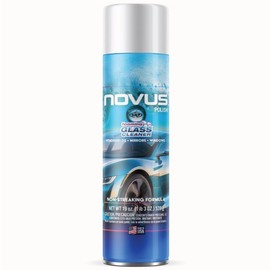 Novus 1802 | Glass Cleaner Spray | Powerful Foaming Glass Cleaner, Streak-Free Shine for Home and Auto | Safe for All Glass Surfaces | 19 Ounces (1 Pack)