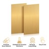 Axigundaone 2 Pcs Brass Sheet for Crafts, 14 Gauge(1.5 mm)