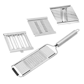 Vegetable Chopper, Multi-Purpose Vegetable Slicer Peeler Stainless Steel Shredder Cutter Set for Kitchen Hand-held Shredder Cutter Grater Slicer Adjustable Kitchen Tool