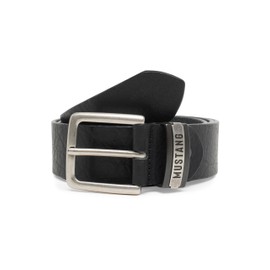 MUSTANG Classic Leather Belt W115 Black - kürzbar