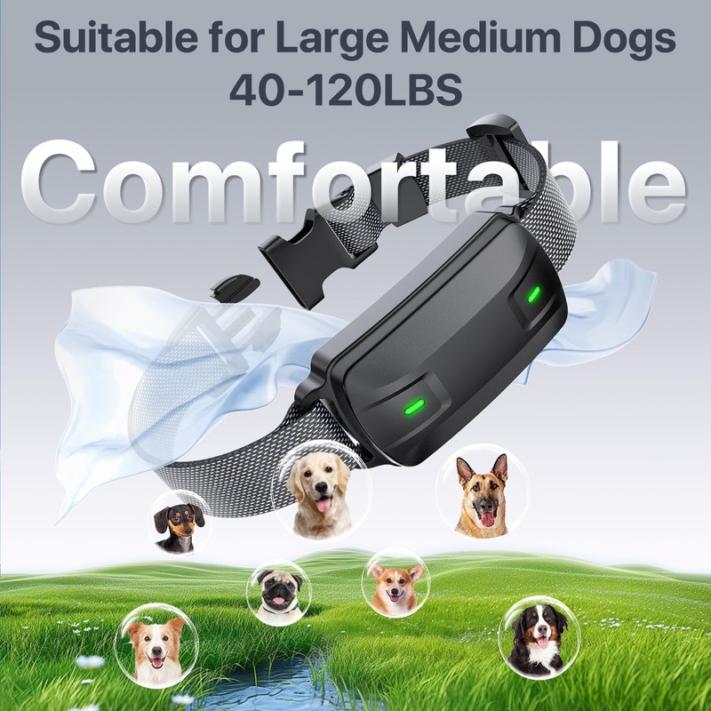Dog Training Collar with Remote, Electric Dog Collar for Larege