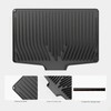 HomeCraft Silicone Dish Drying Mat Large – Durable Space-Saving Construction,