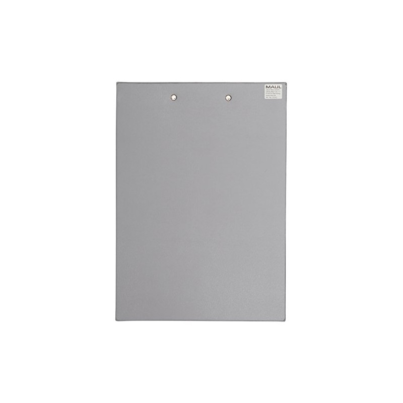 MAUL 2335295 A4 Portrait Clipboard with Foil Cover - Silver
