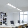 DAKASON 4FT Linkable LED Linear Light, 40W Replacing 120W, 3000K/4000K/5000K