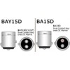 267039800 25w 24v Ship Navigation Marine Lamp, dimmable, BAY15D, 200lm