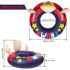 Bheddi Best Float Donald Summer Giant Presidential Inflatable Pool Float Suitable for