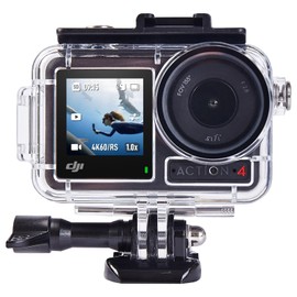Waterproof Protective Case for DJI Osmo Action 4/Action 3.40 m/197 ft Waterproof Case, Diving Housing Protective Case Compatible with DJI Osmo Action 4/3