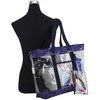 Eastsport Clear Bag Stadium Approved Clear Tote Bag with Zipper