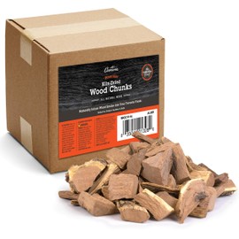 Camerons Products Smoking Wood Chunks (Alder) ~ Approx. 7.6 Pound Box, 840 cu. in. Kiln Dried BBQ Large Cut Chips- All Natural Barbecue Smoker Chunks for Smoking Meat