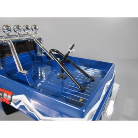 Tamiya "Toy" Truck Bed Mount Spare Tire Rack Tamiya Traxxas 1/10 F350 Hilux Clodbuster