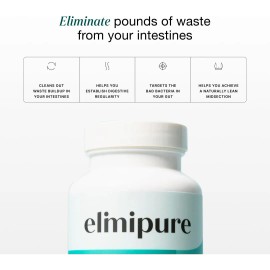 Elimipure Limpieza Intestinal Detox Natural 90 Cápsulas