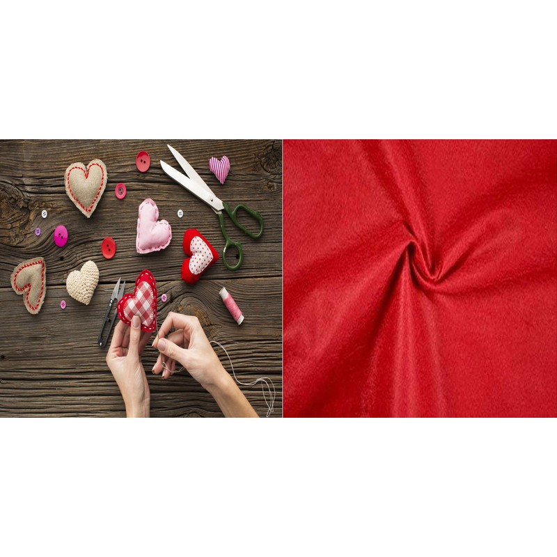 Stoffbook 1 mm thick universal felt fabrics, 90 cm, D498