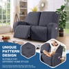 TAOCOCO Recliner Loveseat Cover, Stretch Jacquard Reclining Loveseat Cover Furniture