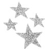20pcs Rhinestone Star Patches Exquisite Beautiful Iron On Patches Sew