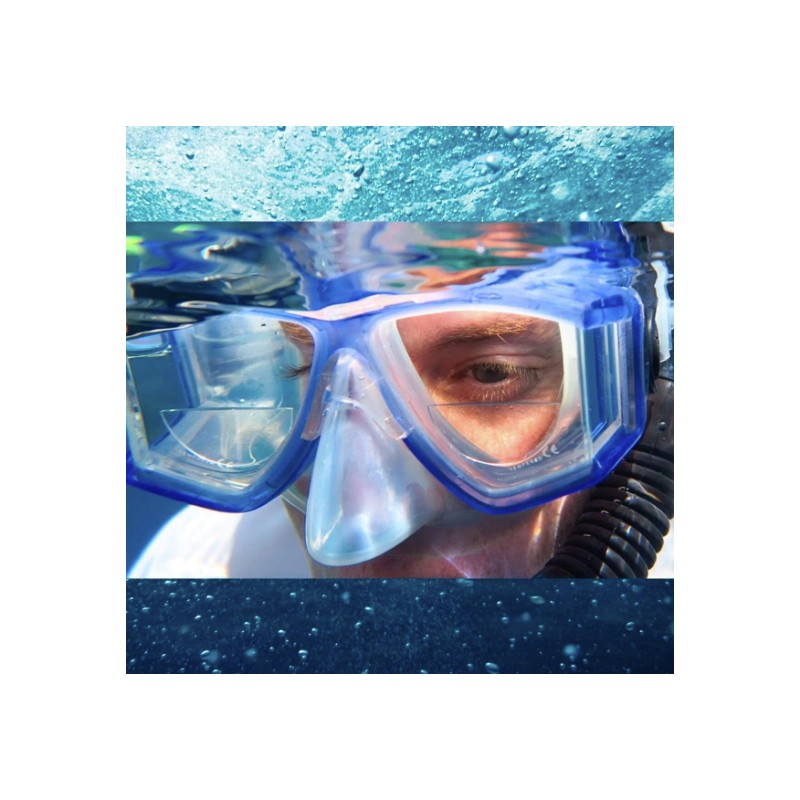 Calabria Hydrotac Dive OPTX 20/20 Stick On Bifocal Lenses +2.00
