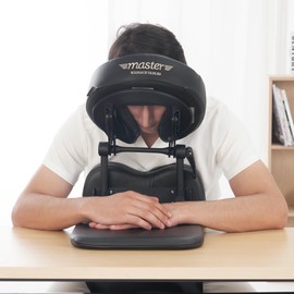 Master Massage Multi-Function Desktop & Home Mattress Massage Kit – Table & Desk Top & Sleeping Mattress Face Pillow Cradle Support, Siesta Artifact, Eye Surgery Recovery (Black)