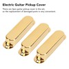 3Pcs Electric Guitar Single Coil Pickup Cover Copper Instrument Accessory