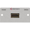 Kindermann 7444000542 HDMI with Ethernet Blende mit Kabel Buchse auf